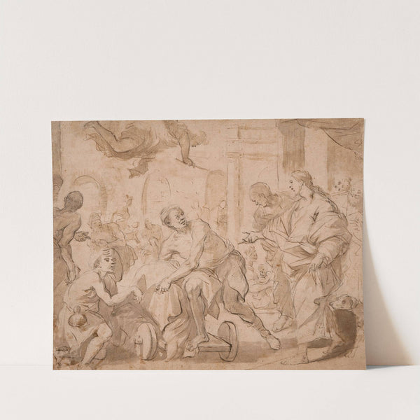 Christ Healing the Paralytic at Bethesda by Luca Giordano