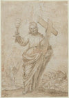 Christ Holding a Chalice and Cross (1666)