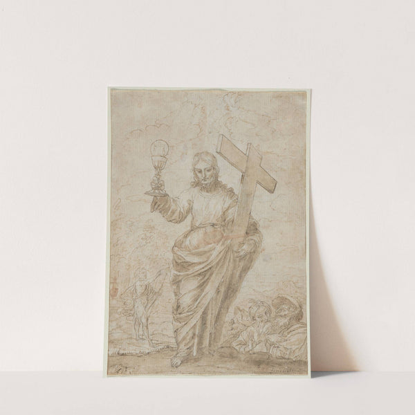 Christ Holding a Chalice and Cross (1666) by Alonso Cano