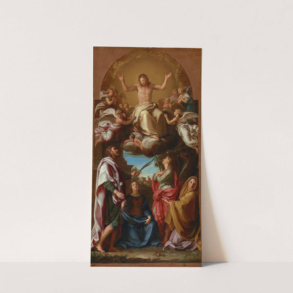 Christ in Glory with Saints Celsus,Julian Marcionilla and Basilissa by Pompeo Batoni