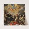 Christ In Glory With Saints by Workshop of Mattia Preti