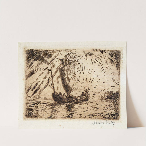 Christ in the Boat by James Ensor