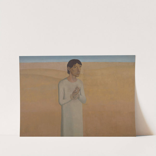 Christ in the desert by Gustave Van de Woestijne