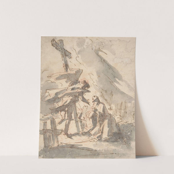 Christ in the Garden of Gethsemane (18th century) by Gaspare Diziani