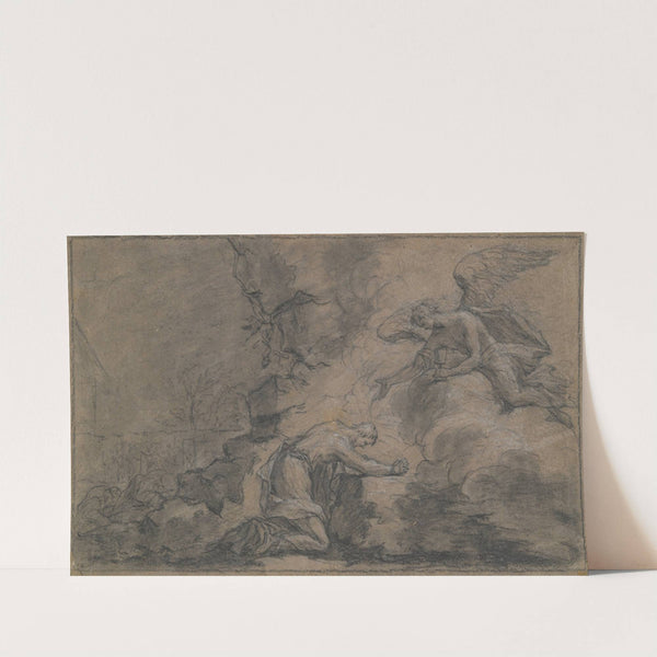 Christ in the Garden of Gethsemane (Christ au Jardin) by Louis Galloche