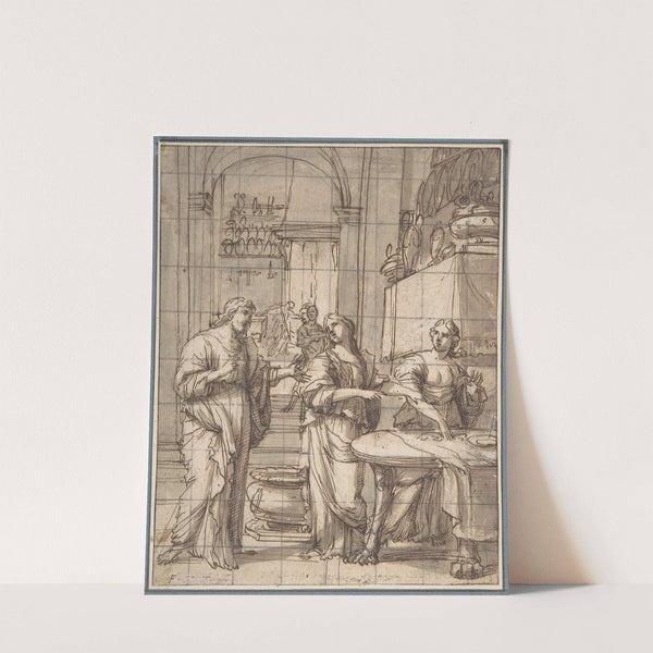 Christ in the House of Martha and Mary by François Perrier