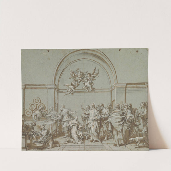 Christ in the House of Martha and Mary by Paolo Gerolamo Piola