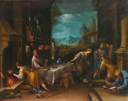 Christ In The House Of Mary And Martha