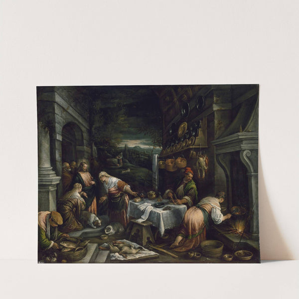 Christ in the House of Mary, Martha, and Lazarus by Jacopo Bassano