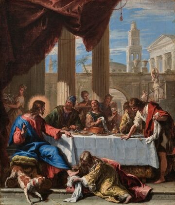 Christ in the House of Simon the Pharisee (1713)