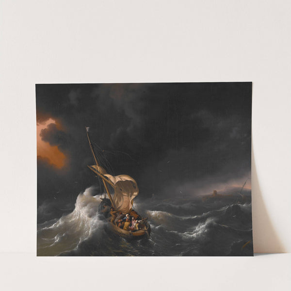 Christ In The Storm On The Sea Of Galilee (1695) by Follower of Ludolf Backhuysen