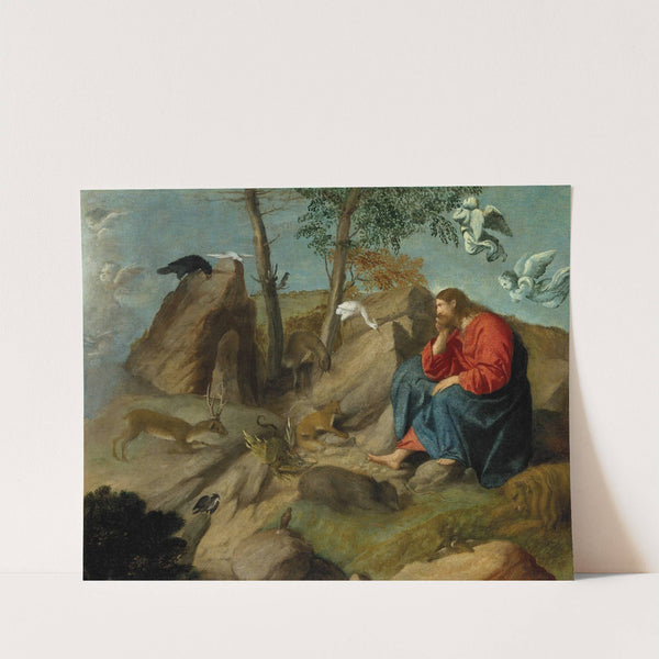 Christ in the Wilderness by Moretto Da Brescia