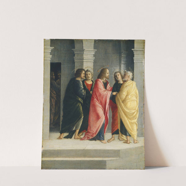 Christ Instructing Peter and John to Prepare for the Passover by Vincenzo Civerchio