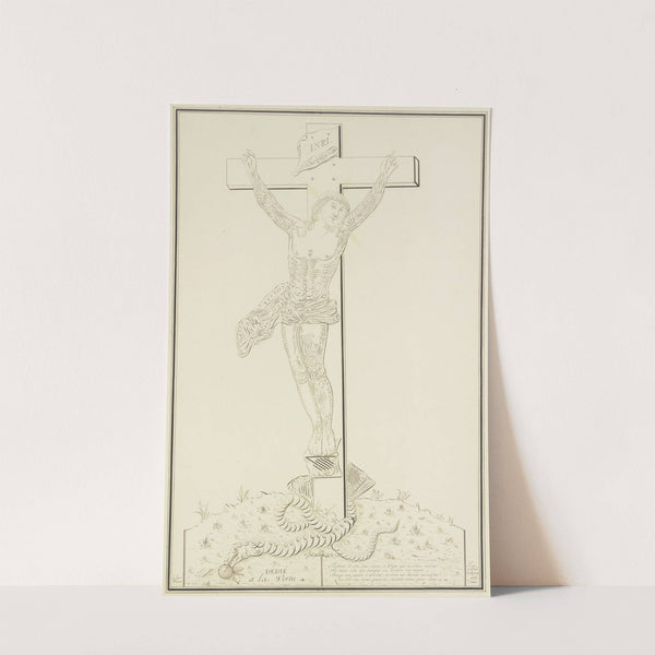 Christ on the cross by Pierre-Jean-Paul Berny de Nogent