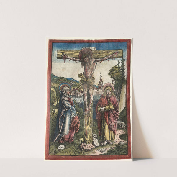 Christ on the Cross between the Virgin and Saint John (1503) by Lucas Cranach the Elder