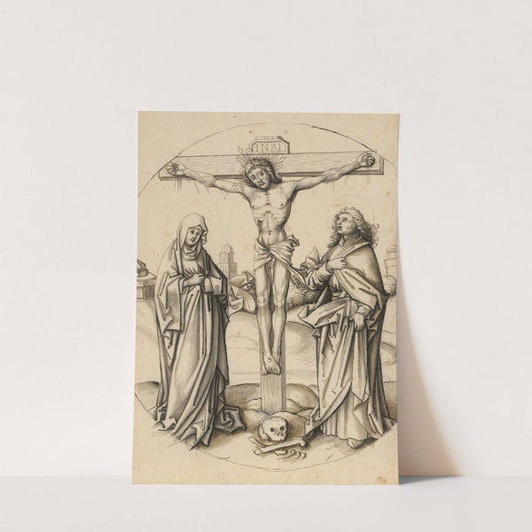 Christ on the cross, Mary and John by Workshop of Hans Holbein the elder