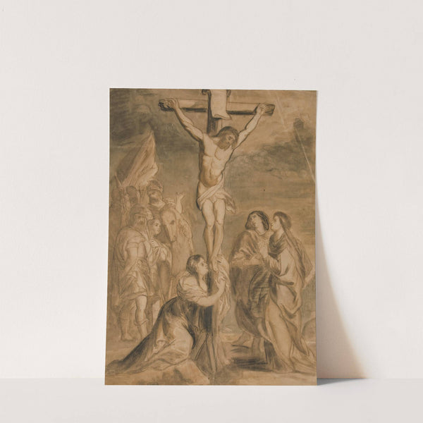 Christ on the Cross Surrounded by Virgin and Saints by Théodore Géricault