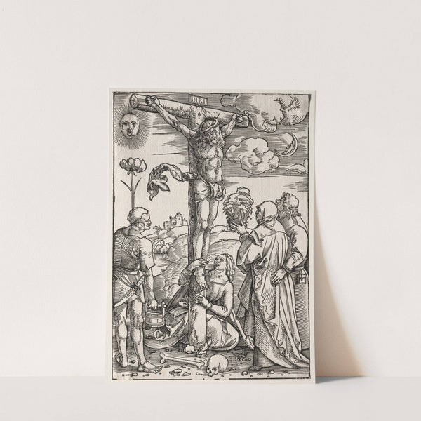 Christ on the Cross with Mary, St. John, Mary Magdalen and St. Stephen (1505) by Hans Baldung