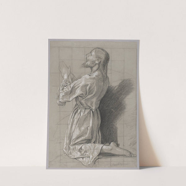 Christ on the Mount of Olives (1894) by Hans Thoma