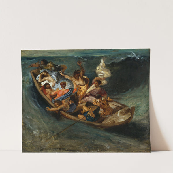 Christ On The Sea Of Galilee by Eugène Delacroix