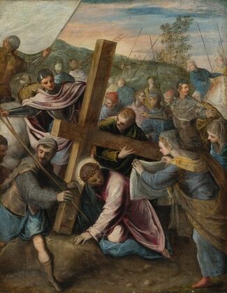 Christ On The Way To Calvary — size preview