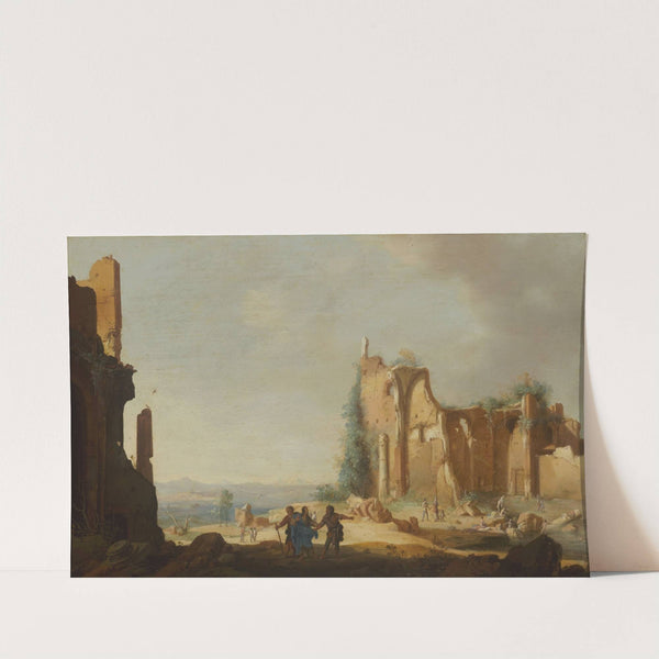 Christ on the way to Emmaus (Luke 24-28-29) (1632) by Bartholomeus Breenbergh