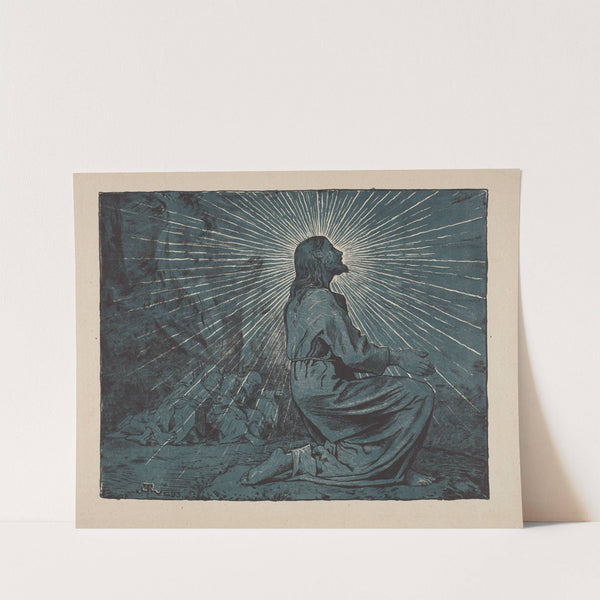 Christ Praying on the Mount of Olives (1893) by Hans Thoma