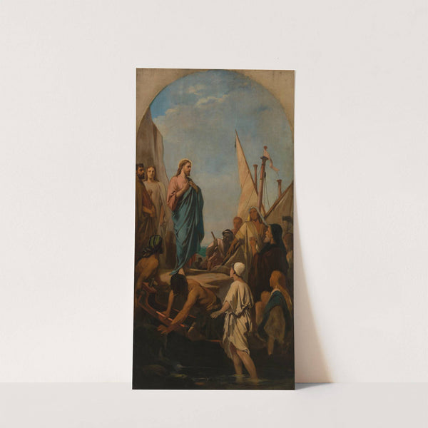 Christ preaching (1863) by Camille Chazal