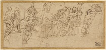 Christ Preaching in the Temple (1548)