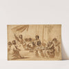 Christ Preaching in the Temple by Guercino