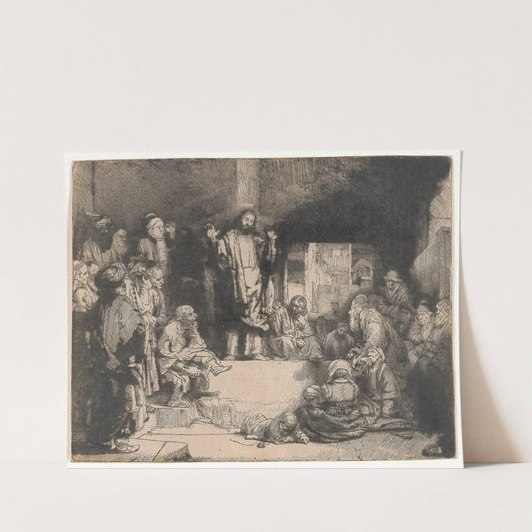 Christ Preaching (La Petite Tombe) by Rembrandt van Rijn