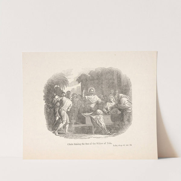 Christ raising the son of the widow of Nain. by Alexander Anderson