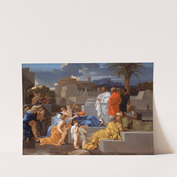 Christ Receiving the Children (c. 1655) by Sébastien Bourdon