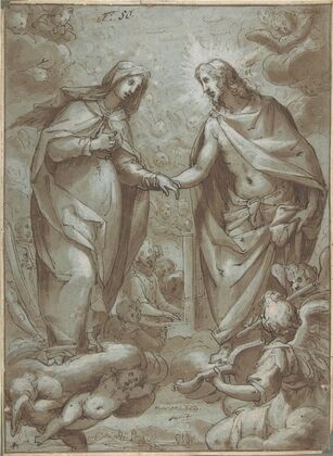 Christ Receiving the Virgin into Heaven