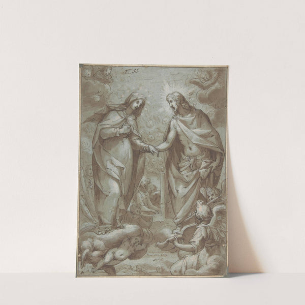 Christ Receiving the Virgin into Heaven by Giovanni Battista Paggi