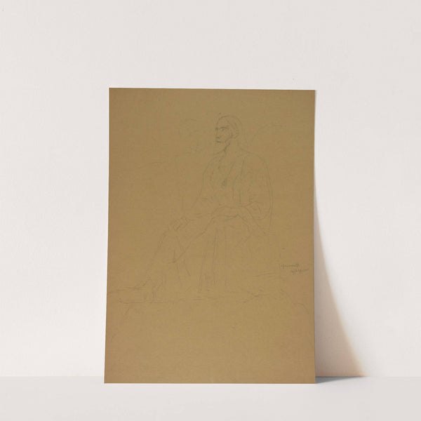 Christ Seated (1910) by Hans Thoma