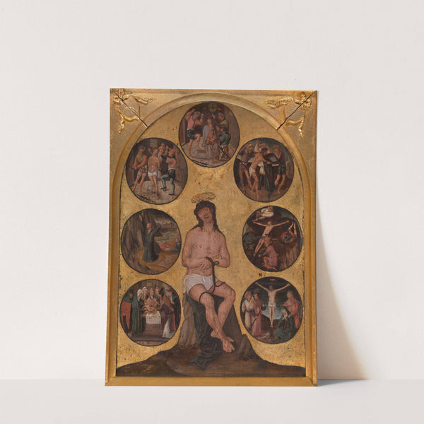 Christ Sitting on the Cold Stone and other Scenes of the Passion by Anonymous