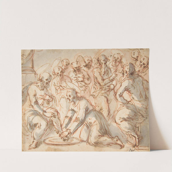 Christ Washing the Disciples’ Feet (1563–1610) by Francesco Vanni