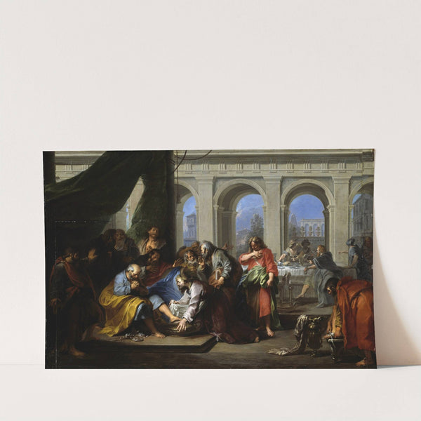 Christ Washing the Feet of His Disciples (1720) by Nicolas Bertin