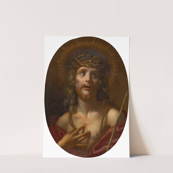 Christ wearing the crown of thorns by Circle of Carlo Dolci
