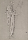Christ with His Right Hand Outstretched, next to the Figure’s Head Redrawn (1902)
