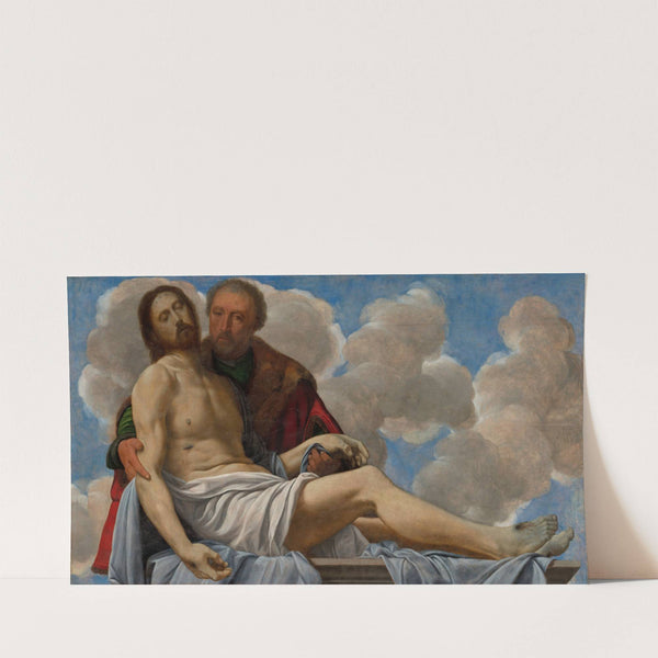 Christ with Joseph of Arimathea (c. 1525) by Giovanni Girolamo Savoldo