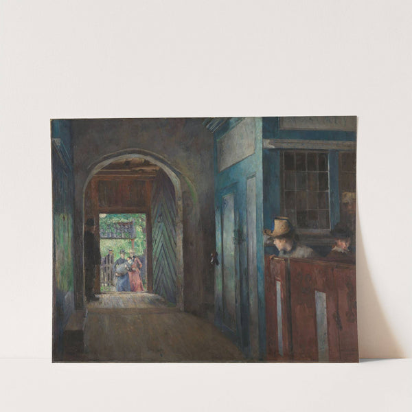 Christening in Tanum Church by Harriet Backer