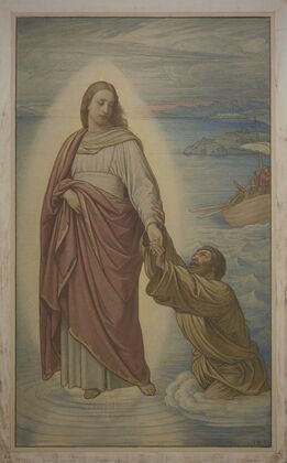 Christi Rettung des sinkenden Petrus