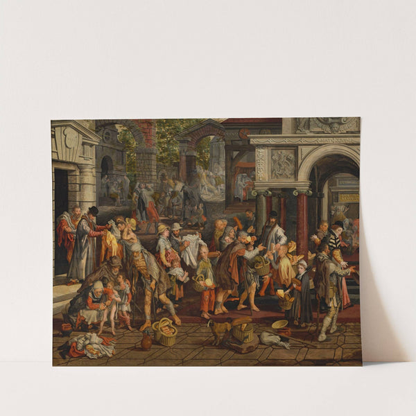 Christian deeds of mercy (Matthew 25;35-36) (1575) by Pieter Aertsen