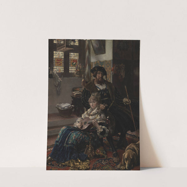 Christian II and Dyveke (1885) by Vilhelm Rosenstand