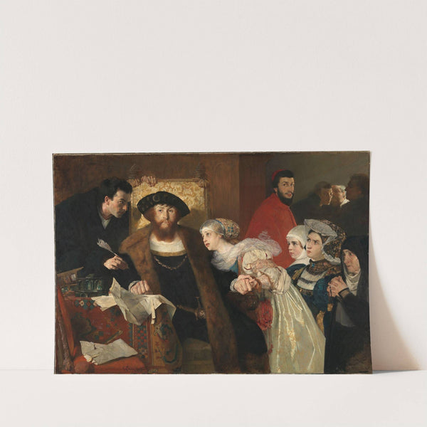 Christian II signing the Death Warrant of Torben Oxe by Eilif Peterssen