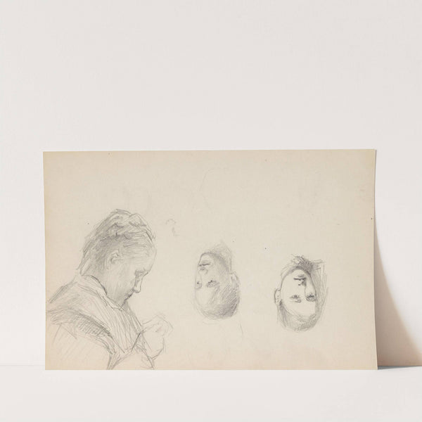 Christiane Marie Mathilde Bay; to portretter by Signe Scheel