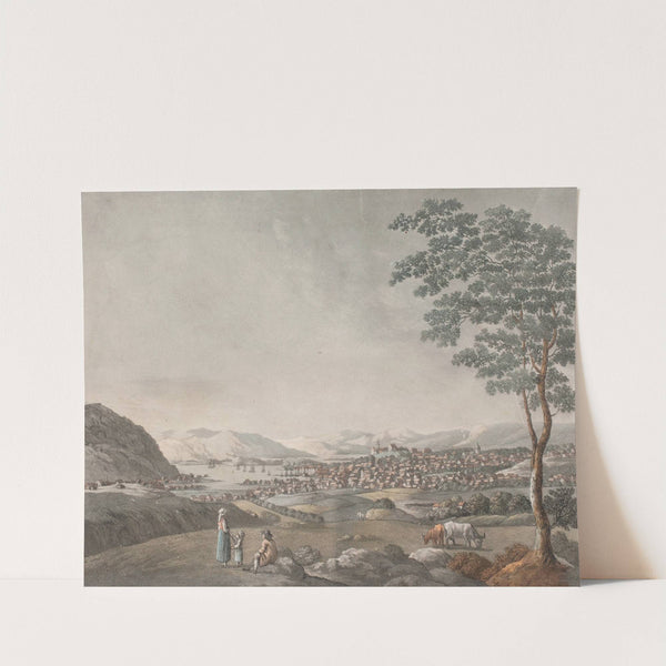 Christiania, fra Tøyen by Christian Heinrich Grosch