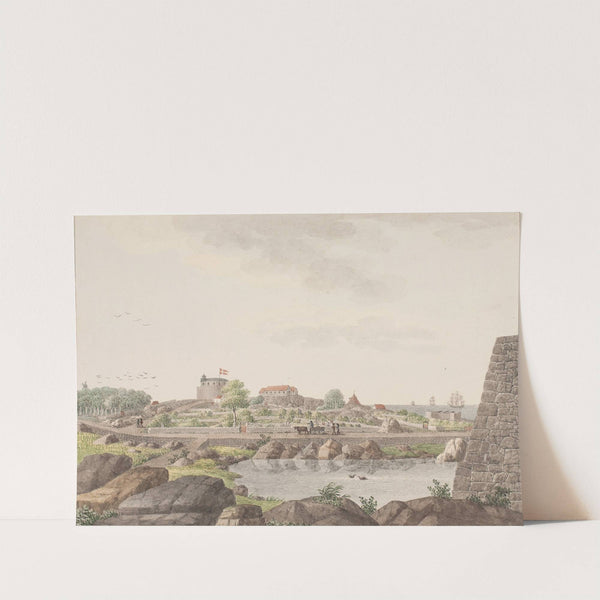 Christiansø. Set fra vestsiden (1818 – 1819) by Søren L. Lange